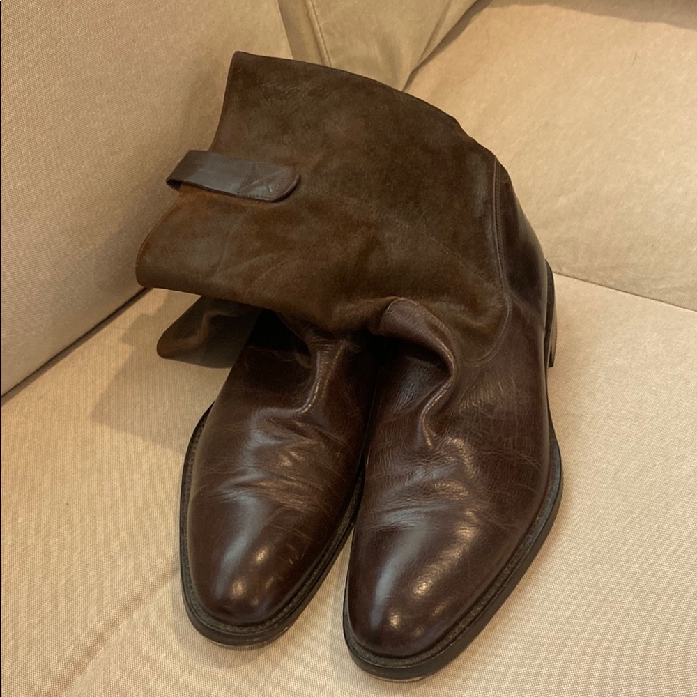 To Boot New York Brown Leather Boots for Timeless Elegance